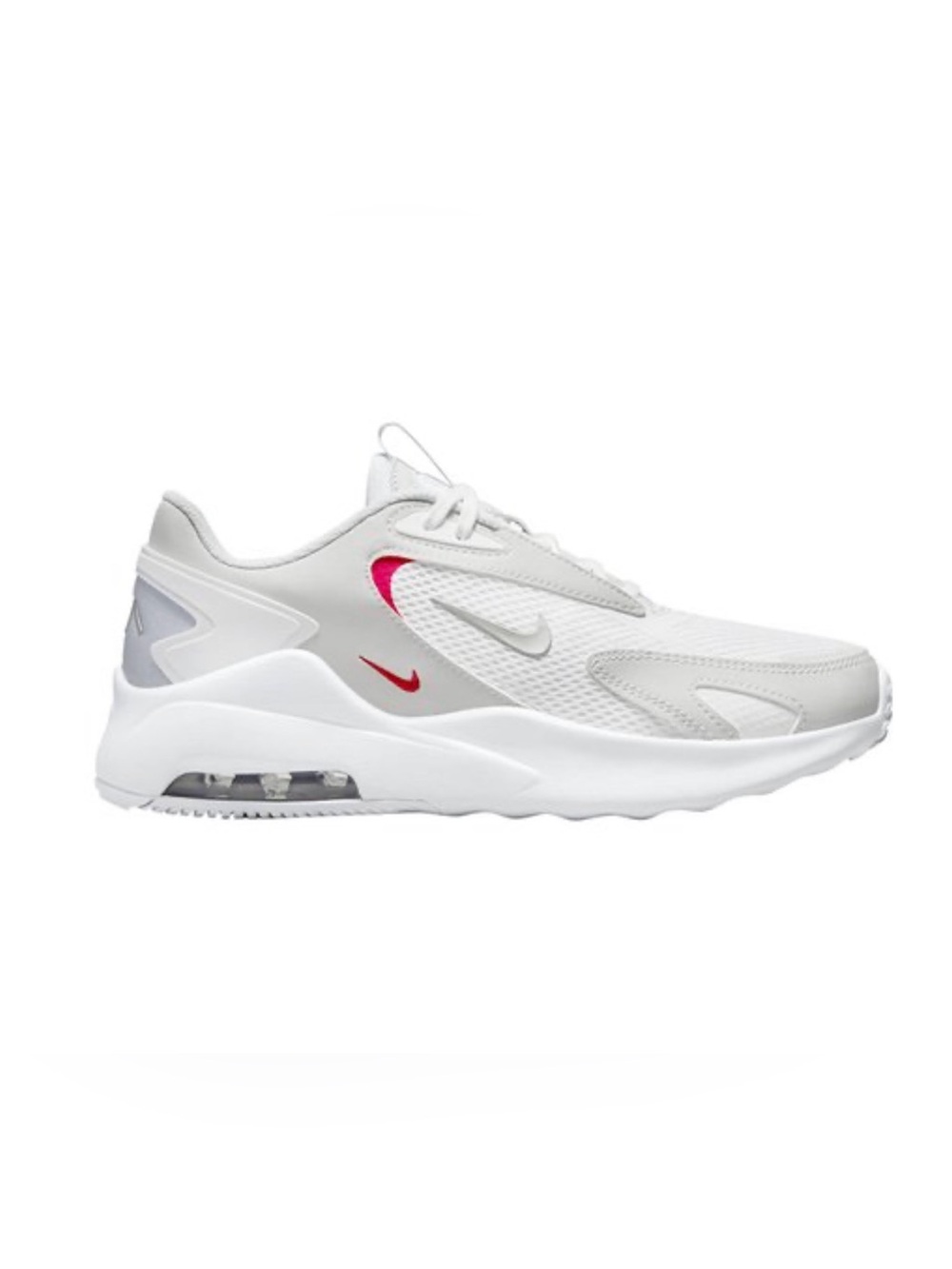 Women’s Nike Air Max Bolt White/Metallic Platinum/Siren Red Sneakers
